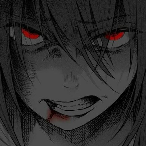 Glare Expression, Gory Anime Art, Anime Glare, Numb Eyes Reference Drawing, Anger Reaction Pic Drawing, Irritated Face Expression, Angry Face Anime, Anime Snarling Face, Amazed Face Expression Drawing