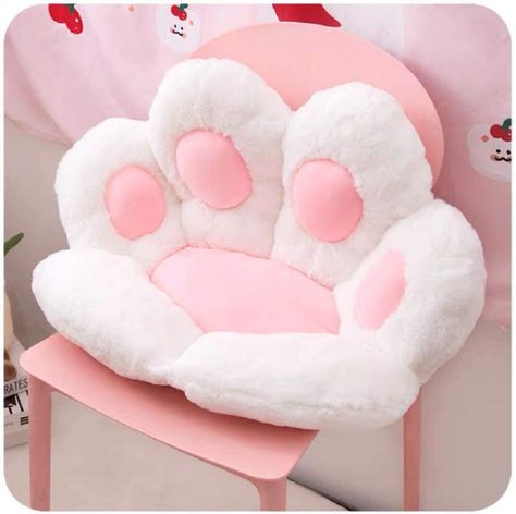 Amazon.com: Cute Seat Cushion Cat Paw Shape Lazy Sofa, Bear's Paw Office Chair Cushion,Office Cozy Warm Seat Pillow,Plush Sofa Cushion Home Decoration, Skin-Friendly Floor Mat Specially Designed for Home White : Home & Kitchen Huge Cat, Kawaii Bedroom, Chat Kawaii, Office Chair Cushion, Plush Sofa, Lazy Sofa, Paw Pads, Kawaii Plush, Bear Paws