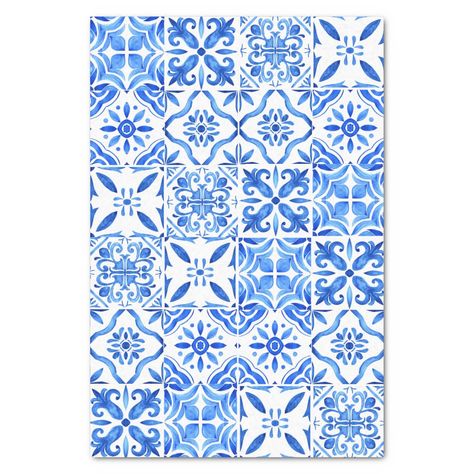 Greece Pattern, Magenta Party, Blue Tile Patterns, Mykonos Blue, Greek Pattern, Greek Blue, Mediterranean Tile, Tiles Pattern, Blue Tile