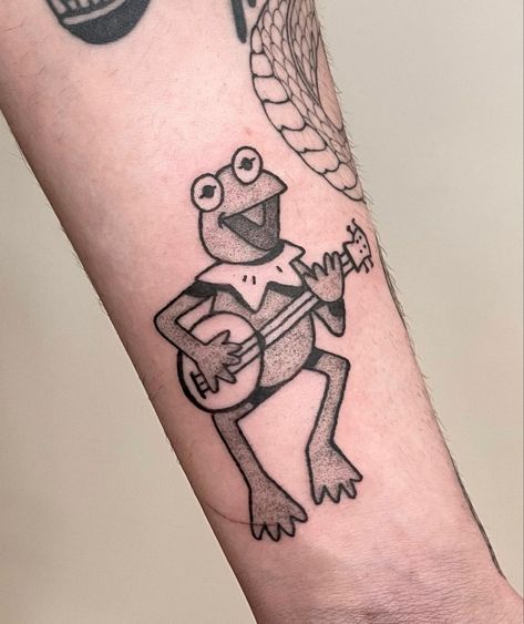 Muppet Tattoo, Tattoo Toronto, Funky Tattoos, Bike Tattoos, Nothing Is Permanent, The Muppet Show, Piercing Tattoo, Body Mods, Hobbies And Crafts