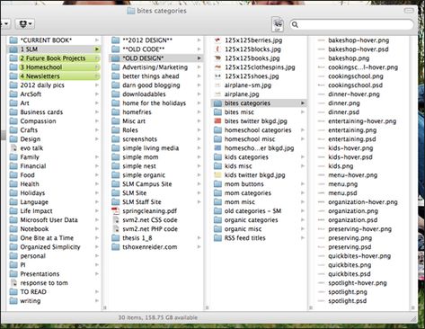 My files, organized: before and after photos | The Art of Simple Digital File Organization, Free Software Download Sites, Computer Website, Computer File, Computer Shortcuts, Electronic Organization, Digital Organization, Documents Organization, File Organization