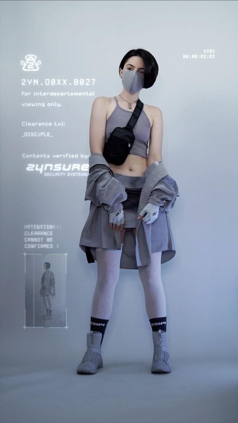 Soft Techwear, Cybergoth Outfits, Futuristic Streetwear, Futuristic Outfits, Tech Outfit, Techwear Outfits, Techwear Fashion, Sci Fi Fashion, Monochrome Outfit