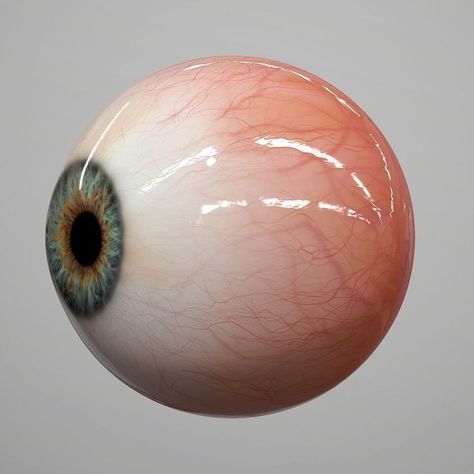 Eye Realistic, Human Eyeball, Eye Structure, Iris Eye, Eye Anatomy, Eyeball Art, Visual Studio, Principles Of Design, Human Eye