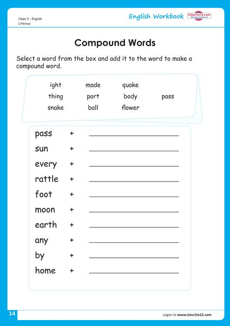 Mastering Compound Words: Exciting Worksheet for Class 3 English Learners in CBSE/ NCERT syllabus schools. Do you know www.class1to12.com in the most preferred website by teachers now. Homophones Worksheets, Compound Words Worksheets, Words Worksheet, Matter Worksheets, English Worksheet, English Grammar Worksheets, English Worksheets For Kids, Compound Words, Kindergarten Writing