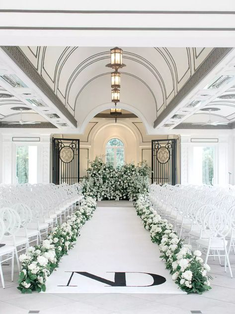 Black Wedding Decorations, Black And White Wedding Theme, Wedding Isles, Aisle Runner Wedding, White Wedding Theme, Black White Wedding, Future Wedding Plans, Aisle Decor, Glam Wedding