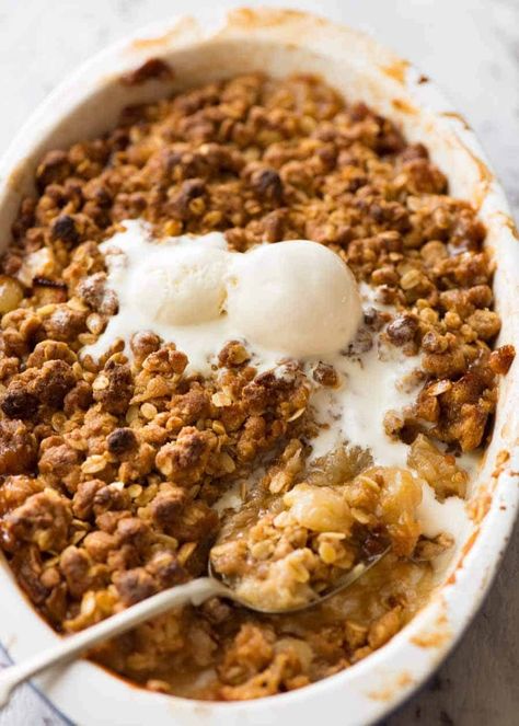 Apple Crumble Topping, Vegetable Greenhouse, Apple Crumble Recipe, Apple Cobbler, Crumble Recipe, Apple Crisp Recipes, Healthy Apple, Crisp Recipe, Easiest Apples