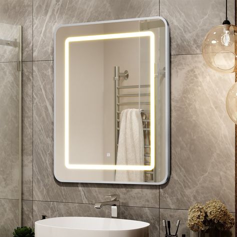 Wrought Studio Caloundra W H Framed Medicine Cabinet Mirror Fixed & Reviews - Wayfair Canada Medicine Cabinet Recessed, Cleaning Routines, Medicine Cabinet With Mirror, Silver Bathroom, Lighted Medicine Cabinet, Nature Light, Cabinet With Mirror, Bathroom Necessities, Space Storage