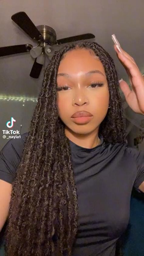 Butterfly Locks, Faux Loc, Big Box Braids Hairstyles, Butterfly Locs, Quick Natural Hair Styles, Faux Locs Hairstyles, Cute Braided Hairstyles, Box Braids Hairstyles For Black Women, Braided Cornrow Hairstyles