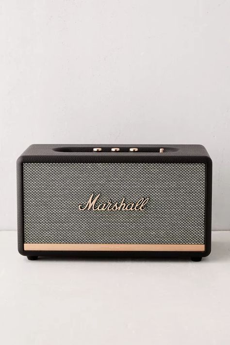 Marshall Box, Marshall Bluetooth Speaker, Stylish Headphones, Marshall Bluetooth, Marshall Stanmore, Voice Recognition, The Marshall, Home Speakers, Record Players