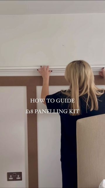 Panelling With Ledge, Home Office Panelling, Paneling Sheets, Living Room Panelling, Wood Primer, Mdf Wall Panels, Country Style Living Room, Paneled Walls, Wooden Panelling