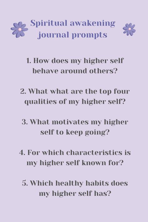 Prompts to journal to discover your higher self #journalling #journalprompts Journal Prompts Higher Self, Higher Self Journaling, Journal Prompts For Higher Self, Higher Self Prompts, Spirituality Journal Prompts, Grounding Journal Prompts, Higher Self Journal Prompts, Spiritual Journal Prompts, Journal Prompts For Beginners