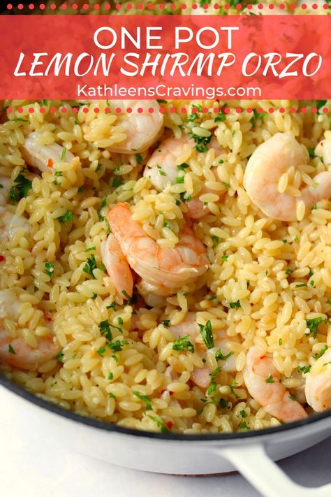 Easy 1 Pan Lemon Orzo Pasta With Shrimp, Lemon Shrimp Orzo Recipes, Lemon Orzo With Shrimp, Lemon Garlic Shrimp Orzo, Lemon Orzo Pasta With Shrimp, Lemon Orzo Shrimp Asparagus, Lemon Pepper Shrimp Orzo, Shrimp Orzo Recipes, Lemon Shrimp Orzo