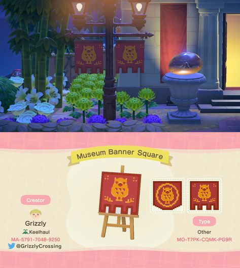 Lamp Post Banner, Acnh Museum, Animal Crossing Cafe, Animal Crossing Music, Ac New Leaf, Animal Crossing Fan Art, Animal Crossing Guide, Animal Crossing Wild World, Island Theme