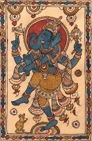 Ganesh Art Paintings, Painting Styles, Kerala Mural Painting, Kalamkari Painting, Ganesh Art, Indian Painting, Hinduism Art, Vedic Art, Madhubani Art