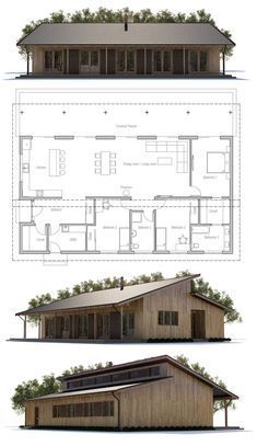 House designs #housedesign Colors Room, Architecture Kitchen, Kitchen Simple, Painting House, Affordable House Plans, Long House, Building A Container Home, Tiny House Floor Plans, Small House Plan