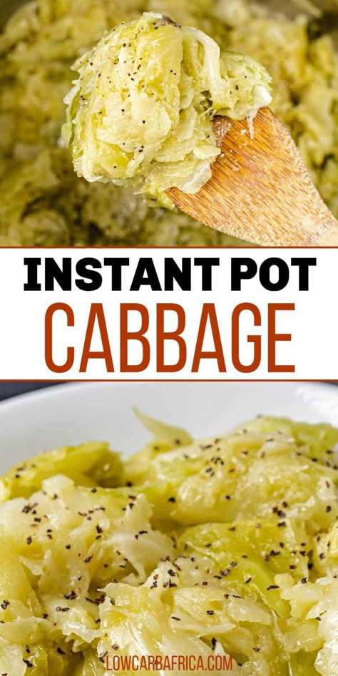 Learn the fastest and easiest way to make delicious tender cabbage in the instant pot. This instant pot cabbage recipe takes less than 10 minutes to prepare comes out so tender and a perfect side dish recipe. Cabbage Pressure Cooker Recipes, How To Cook Cabbage In Instant Pot, Instant Pot Recipes With Mushrooms, Cook Cabbage In Instant Pot, Cabbage In The Instant Pot, Pressure Cooker Cabbage Recipes, Steamed Cabbage Instant Pot, Instant Pot Recipes Cabbage, Steam Broccoli Instant Pot