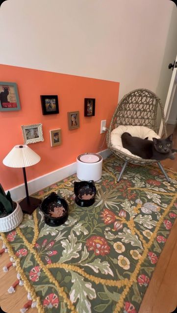 Mini Cat Room, Cats Room, Diy Renovation, Cat Room, Our Home, Dining Area, Accent Wall, Design Ideas, My Favorite