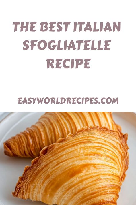 Discover the secrets to crafting delectable Italian Sfogliatelle, a classic Neapolitan delicacy featuring a delightful filling of ricotta and semolina. Indulge in this exquisite pastry for a sweet ending to any meal. Sfogliatelle Recipe Using Puff Pastry, Italian Sfogliatelle Recipe, Italian Pastries Recipes, Dessert Ravioli Recipe, Italian Sfogliatelle, Sfogliatelle Recipe, Recipes Using Puff Pastry, Italian Baking, Italian Snacks