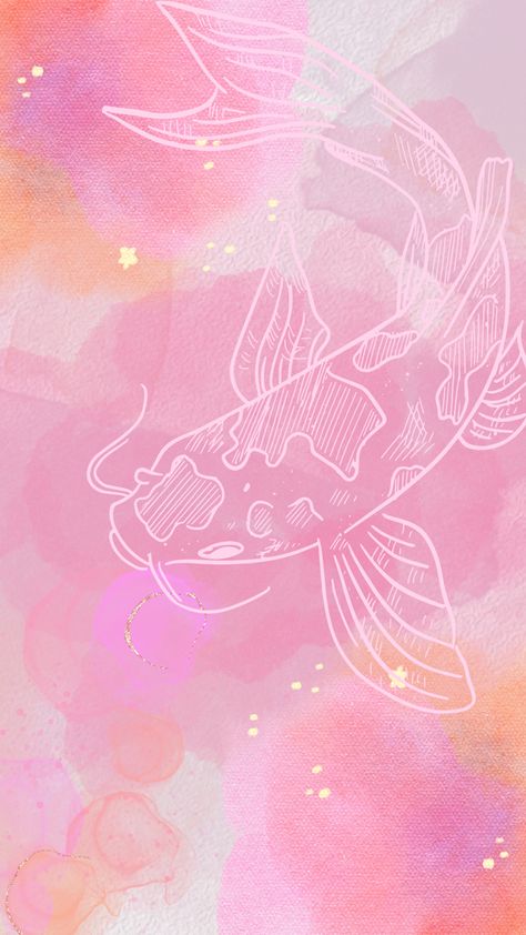 Pink Koi Fish Wallpaper, Pink Koi Fish, Koi Wallpaper, Random Wallpaper, Apple Background, Wallpaper Ios, Japanese Koi, Fish Wallpaper, Mood Wallpaper