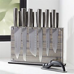 Grey Shiplap, Gray Shiplap, Wusthof Knives, Shiplap Wood, Magnetic Knife Blocks, Cutlery Design, Registry Ideas, Knife Storage, Future Kitchen