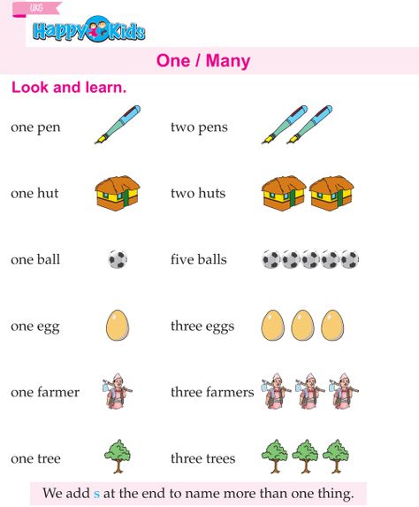 One And Many Worksheets For Kindergarten One And Many Worksheet, Free Html Website Templates, One And Many, Worksheet For Kindergarten, Worksheets For Class 1, All About Me Book, Cvc Words Worksheets, Linking Words, English Grammar For Kids