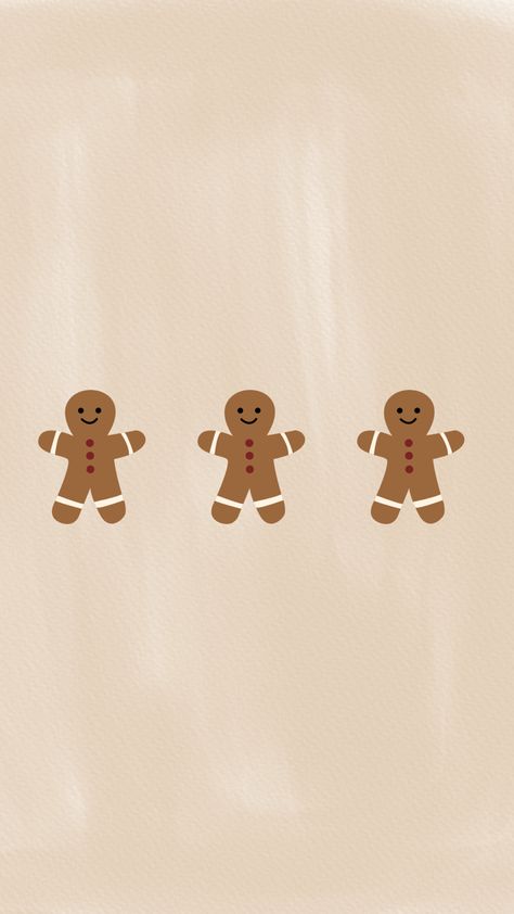 Gingerbread Phone Wallpaper, Gingerbread Widget, Christmas Wallpaper Gingerbread Man, Christmas Gingerbread Background, Christmas Aesthetic Gingerbread, Gingerbread Astethic, Gobble Till You Wobble Wallpaper, Christmas Cookie Wallpaper Iphone, Gingerbread Man Background