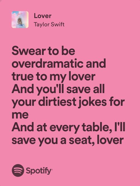 Taylor Swift Love Songs, Diy Gift For Bff, Taylor Swift Song Lyrics, Music Journal, Taylor Songs, Music Is My Escape, Taylor Lyrics, My Lover, Love Songs Lyrics