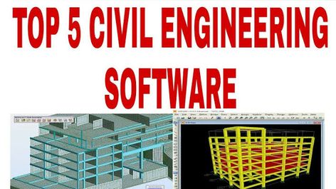 Top 5 Civil Engineering Software - Tech Net Edge Civil Engineering Handbook, Civil Engineering Software, Bending Moment, Autocad Revit, 3d Design Software, Data Modeling, Download Free App, Civil Engineering Design, Structural Analysis