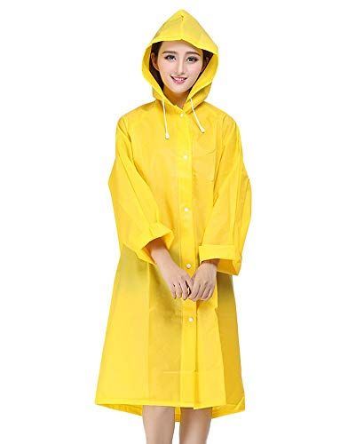 Amazon.com: Women Yellow Raincoat Jacket,Unisex Kids Clear EVA Rain Coat Costume: Gateway Cheap Raincoats, Poncho Fashion, Raincoat With Hood, Transparent Raincoat, Rains Long Jacket, Packable Rain Jacket, Rain Cape, Mens Rain Jacket, Poncho Jacket