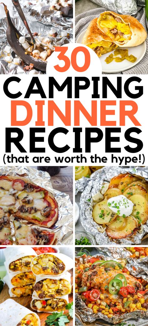 Best campfire recipes that will be enjoyed by adults and kids both. Campfire meals, campfire food, campfire dinner, camping dinner recipes, easy camping food, cheap camping food, camping dinner ideas outdoor cooking, camping dinner ideas for large groups, camping dinner meals, camping dinner recipes for kids, easy camping dinner ideas, camping dinners on blackstone, make ahead camping dinners, cheap dinner ideas, cheap food, cheap meals on a budget. Camp Recipes Easy Outdoor Cooking, Campsite Dinner Ideas, What To Cook While Camping, Easy Camping Dinners For Kids, Campfire Supper Ideas, Camping Dinner For 2, Simple Camping Dinners, Mediterranean Camping Meals, Camp Food Recipes