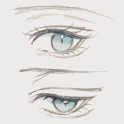 Art Base 2 Friends, How To Draw Downward Eyelashes, Closed Eyes Drawing Reference, Female Eyes Drawing, Eye Drawing Tutorials, Seni Dan Kraf, Easy Drawings Sketches, Anime Eye Drawing, Anime Drawings Tutorials