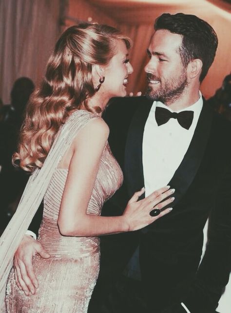 Blake Lively Ryan Reynolds, Blake And Ryan, Gossip Girls, Met Ball, Perfect People, Leighton Meester, Famous Couples, Christian Grey, Perfect Couple