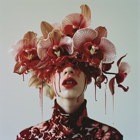 Weird monster plant ladies that I’m not even sure I like very much but thought I’d share anyway just because… 🤷‍♀️ #aigenerated… | Instagram Scarlet Red Aesthetic, Vampire Dark Aesthetic, Flower Monster Concept Art, Horror Plants, Orchid Monster, Goth Artwork, Art Stranger Things, Flower Monster, Monster Plant