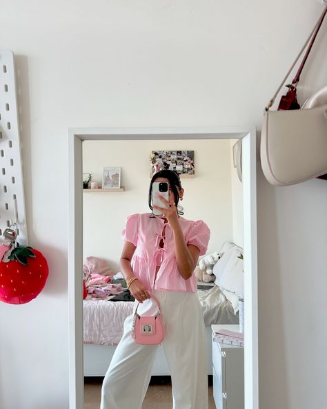 some mirror fit checks💭🎀🧃 Comment “fit links” for similar/exact outfit links <3 Fit Checks, Outfit Links, Woman Outfit, Outfit Check, Gen Z, May 23, Fit Inspo, Checks, Mirror