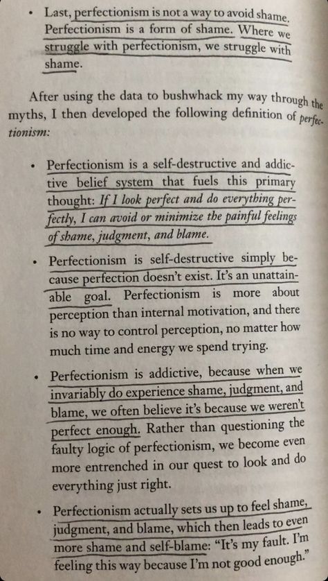 Books About Perfectionism, Anti Perfectionism Quotes, Brene Brown Perfectionism, Books On Perfectionism, Recovering Perfectionist Quotes, How To Stop Internalizing, Letting Go Of Perfectionism, Quotes On Perfectionism, Self Compassion Quotes Brene Brown