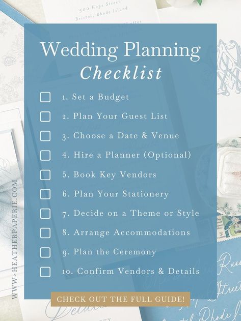 Planning a wedding can feel overwhelming, but with a clear checklist, it doesn't have to be! This post walks you through how to plan a wedding step by step. From budgeting and creating your guest list to booking vendors and sending invitations, you'll get all the essential details to ensure your big day is perfect. Check out the complete guide and get started today! Planning A Wedding Checklist, Complete Wedding Planning Checklist, Wedding Planning Checklist Detailed, Wedding Stationery Checklist, Ultimate Wedding Planning Checklist, Plan A Wedding, Wedding Planning Timeline, Wedding Planning Guide, Small Intimate Wedding