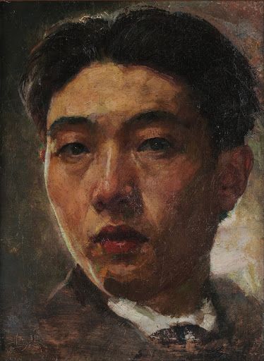 Self Portrait - Xu Beihong — Google Arts & Culture Living In Paris, Tempera, Art Google, Asian Art, Self Portrait, Culture Art, Historical Figures, Fine Art, Paris