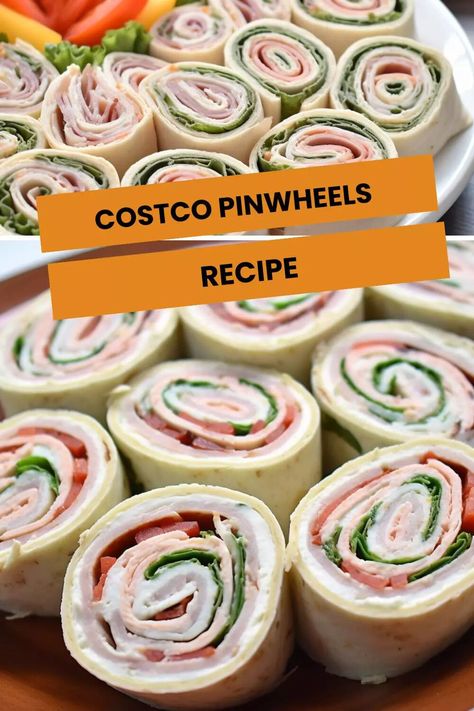 Costco Pinwheels Recipe – Hungarian Chef Costco Pinwheels, Pinwheel Sandwich Recipes, Turkey Pinwheels, Pinwheel Sandwiches, Pinwheels Recipe, Pinwheel Appetizers, Costco Meals, Easy To Make Appetizers, Pinwheel Recipes