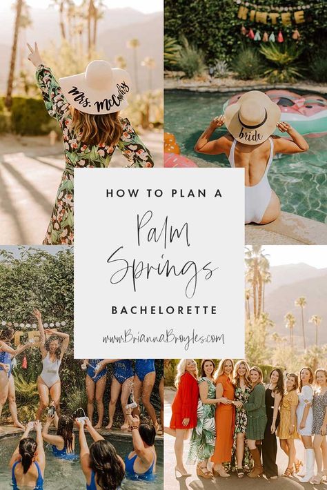 Palm Springs Bach, Bachelorette Party Activities, Palm Springs Bachelorette Party, Palm Springs Outfit, Palm Springs Aesthetic, Palm Springs Bachelorette, Bachelorette Party Weekend, Vacation Wedding, Bachelorette Itinerary