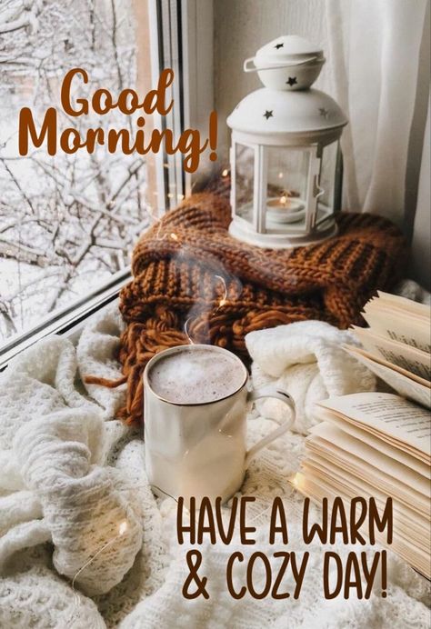 Wallpaper Good Morning, Good Morning Winter, Good Morning Christmas, Good Morning Posters, Happy Tuesday Everyone, Happy Morning Quotes, Cozy Day, Morning Quotes Funny, Good Morning Beautiful Images