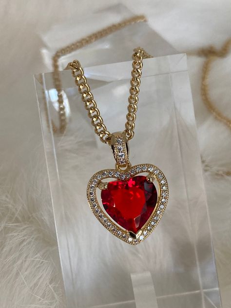 Vanessa Mooney MINI HEART NECKLACE RUBY, Vanessa Mooney ruby heart necklace gold, ruby heart necklace, red ruby heart necklace, CZ red ruby heart necklace, gold heart necklace, ruby crystal heart shaped necklace, red heart necklace Red Diamond Necklace, Red Ruby Necklace, Ruby Heart Necklace, Ruby Heart Pendant, Red Crystal Necklace, Pink Heart Necklace, Red Heart Necklace, Diamond Heart Necklace, Lavender Heart