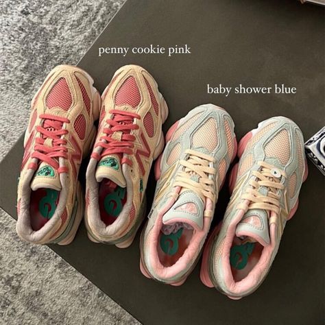 Joe Freshgoods x New Balance 9060 "Inside Voices Penny Cookie Pink" | Nice Kicks Joe Freshgoods, New Balance 9060, Mode Shoes, Shoe Wishlist, Outfits Dress, Hype Shoes, Shoe Inspo, Blue Baby Shower, Aesthetic Shoes