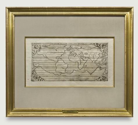 Simple Gold Frame, Vintage Map Decor, Map Frame, Framed Map, Map Pictures, Shepherds Hut, Map Decor, Old Frames, Framed Maps