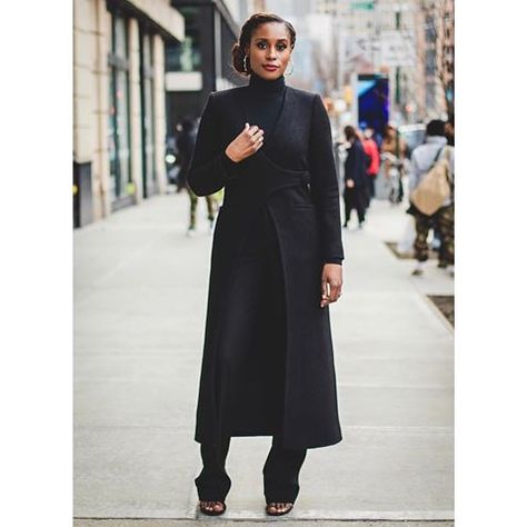 ALIÉTTE (@alietteny) • Instagram photos and videos Issa Rae Style, Issa Rae Hairstyles, Wool Long Coat, Issa Rae, Long Wool Coat, Winter Outfits For Work, Style Crush, Professional Outfits, Mode Inspiration