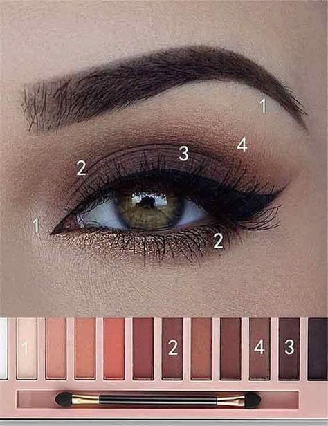 Machiaj Smokey Eyes, Everyday Eye Makeup Tutorial, Make Up Guide, Drawing Makeup, Daily Eye Makeup, Mac Make Up, Eye Makeup Guide, Wallpaper Makeup, Makeup Wallpaper