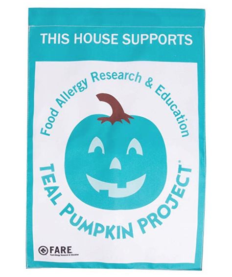 Teal Pumpkin Project - Allergy Friendly Halloween Gifts via @hungryhobby Allergy Friendly Halloween, Pumpkin Decorating Diy, Teal Pumpkin Project, Halloween Witch Wreath, Kids Allergies, Pumpkin Garden, Teal Pumpkin, Halloween Garden Flag, Pumpkin House