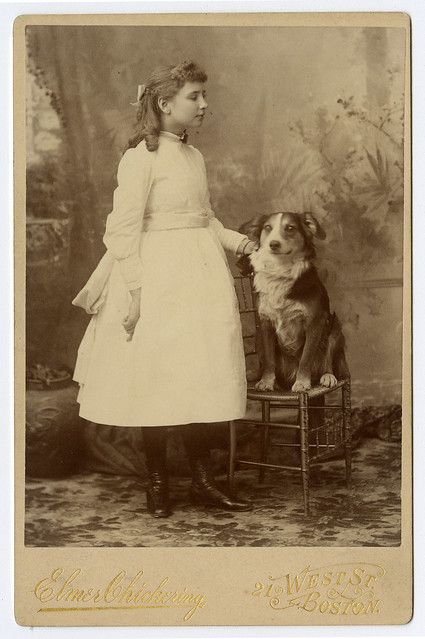 Helen Keller, with her dog | Description: Studio portrait of… | Flickr Helen Keller Biography, The Miracle Worker, Historical People, Helen Keller, Studio Portrait, Vintage Dog, Vintage Pictures, Studio Portraits, Women In History