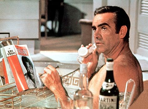 Sean Connery James Bond, Diamonds Are Forever, Best Shave, 007 James Bond, Taking A Bath, Ian Fleming, Bond Girls, James Bond Movies, Roger Moore