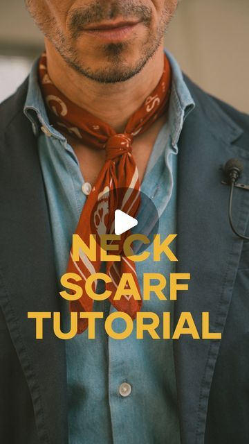 Mens Hankerchief Outfit, How To Tie A Neckerchief Men, Neck Ties For Men, How To Tie A Neckerchief, Neckerchief Outfit Men, Mens Neckerchief, Neckerchief Outfit, Neckerchief Men, Neck Scarf Men