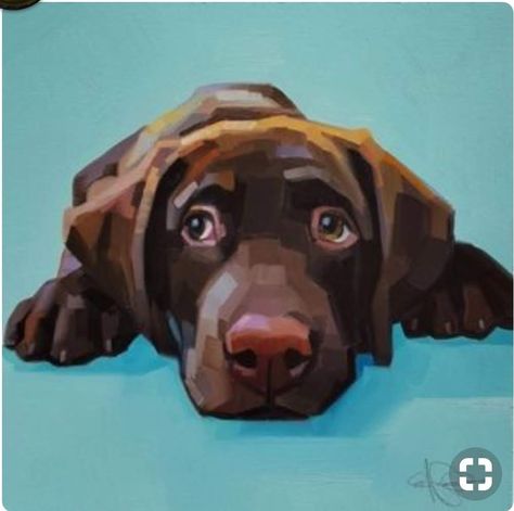 Painting With Dog, Dog Drawing Ideas, Paintings Animals, Dog Portraits Painting, Portraits Painting, Labrador Art, Dog Portraits Art, Chocolate Labs, 강아지 그림